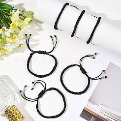 12 bracelet en cordon de nylon tressé&nbsp;BJEW-SP0001-27A