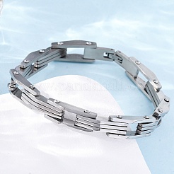 Gliederkettenarmbänder aus 304 Edelstahl für Damen und Herren&nbsp;BJEW-R018-08P