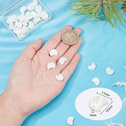 1 Strang natürliche weiße Muschelperlenstränge&nbsp;SSHEL-BC0001-18