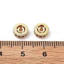 Perles de zircone cubique micro pave en Laiton&nbsp;KK-R216-10B-KCG02
