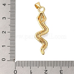 Estante de placas micro latón allanan colgantes de circonio cúbico&nbsp;ZIRC-F142-37G