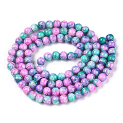 Perle tonde di vetro da trafila&nbsp;GLAD-WH0001-01-08