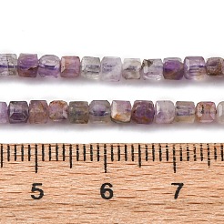 Facettierten natürlichen Amethyst Perlen Stränge&nbsp;G-RM250101-E21-01