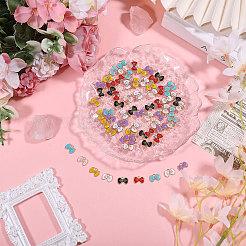 140pcs 7 Farben Legierung Emaille Charms&nbsp;ENAM-CA0001-92