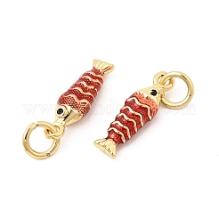 Ottone micro spianare pendenti zirconi&nbsp;KK-Z147-03G-02