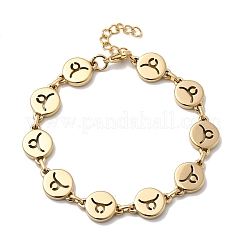 12 bracelet à maillons en acier inoxydable 304 Constellations&nbsp;BJEW-I239-01G-11