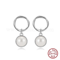 925 Sterling Silber Ohrhänger&nbsp;EJEW-D326-01P