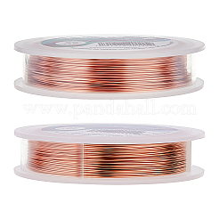 Enecreat 3 rouleaux de fil de cuivre rond de style 3&nbsp;CWIR-BC0006-14O