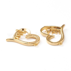 Collegamenti in ottone lucido con zirconi cubici&nbsp;ZIRC-Z007-17G
