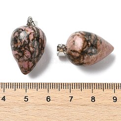 Colgantes naturales rhodonite&nbsp;GG-K002-13G