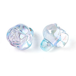 Galvanoplastie perles acryliques transparentes&nbsp;PACR-CJC0008-08C
