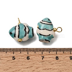 Colgantes hechos a mano de la porcelana&nbsp;PR-CBA0027-11G-10