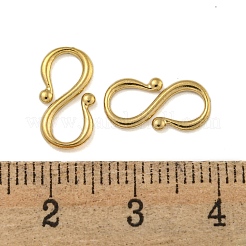 Placcatura ionica (ip) fermagli a gancio a S in acciaio inossidabile 304&nbsp;STAS-U007-20B-G