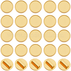 48 pz di cabochon per charm scorrevoli in lega&nbsp;FIND-SC0016-55B-G