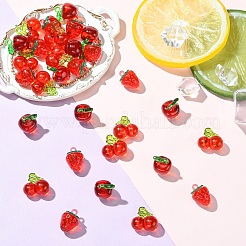 30pcs 3 Arten transparente Acrylanhänger&nbsp;OACR-YW0003-48