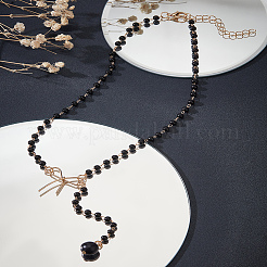 4 pz collane con ciondolo a fiocco in lega per donna&nbsp;NJEW-LP0001-28B