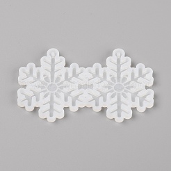 Moules en silicone pendentif flocon de neige de noël&nbsp;DIY-TAC0005-84