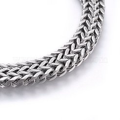 Collane a catena di grano in acciaio inossidabile 304 anti-ossidazione&nbsp;NJEW-H493-14P