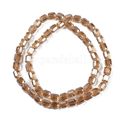 Chapelets de perles en verre électroplaqué&nbsp;GLAA-G112-07