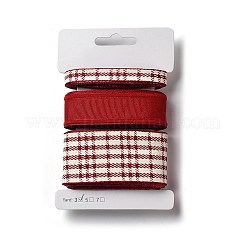 9 Yard 3 Stile Polyesterband mit Schottenmuster&nbsp;SRIB-C002-01G