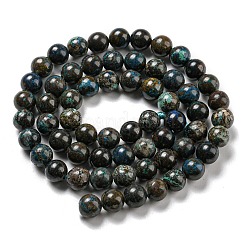 Natur Chrysokoll Perlen Stränge&nbsp;G-A219-A04-02