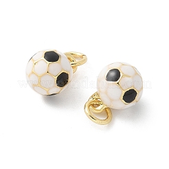 Colgantes de esmalte de latón&nbsp;KK-P294-38G-M