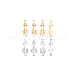 8 Stück 2 Farben 304 Edelstahl-Anschluss-Charms&nbsp;STAS-UN0035-78