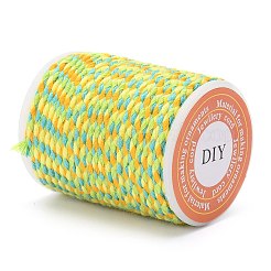 Cordon en polycoton à 4 brin avec fil métallique&nbsp;X1-OCOR-Z003-D28