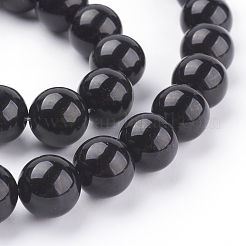Perles en obsidienne naturelle&nbsp;G-G099-12mm-24