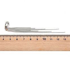 Quastenohrringe aus Edelstahl 304 für Damen&nbsp;SA-H003-06P