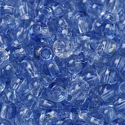 Transparente Farben runde Glasperlen&nbsp;SEED-F006-05A-06