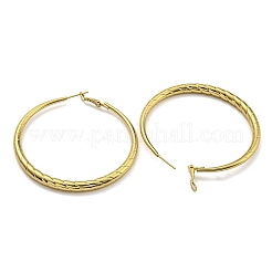 Orecchini a cerchio huggie in acciaio inossidabile 202 con perni in acciaio inossidabile 304 per donna&nbsp;EJEW-M253-01A-G