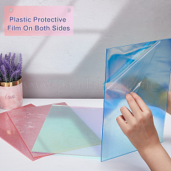 2 Blatt Glitzer-Acrylblatt&nbsp;DIY-CP0007-51
