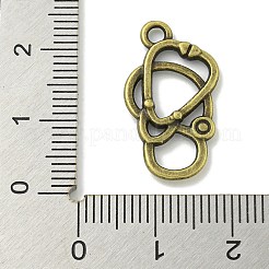 Tibetischer stil Aluminium Anhänger & Charms&nbsp;TIBE-I026-5988AB