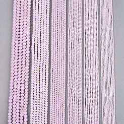 FilI di perline in vetro placcato&nbsp;LS-EGLA-A044-J3mm-L02
