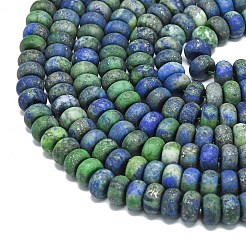 Gefärbte natürliche Chrysokoll- und Lapislazuli-Perlenstränge&nbsp;G-P575-A35-8x5mm