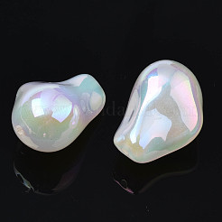 Regenbogenfarbene Acrylperlen mit schillernder Beschichtung&nbsp;PACR-S221-007