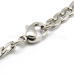 Fabrication de bracelets à chaîne figaro en acier inoxydable 304 résistant au ternissement&nbsp;STAS-A028-B023P