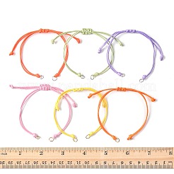 24 Stück 12 Farben gewachste Polyesterschnur zum Herstellen von Armbändern&nbsp;BJEW-FS00028