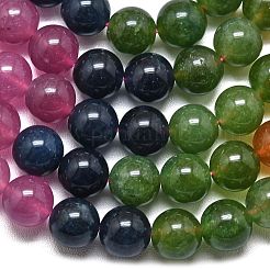 Chapelets de perles en jade de malaisie naturelle&nbsp;G-L645-C01-14mm-11