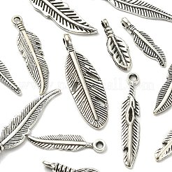 100pcs 10 pendentifs en alliage de style tibétain&nbsp;DIY-YW0007-24