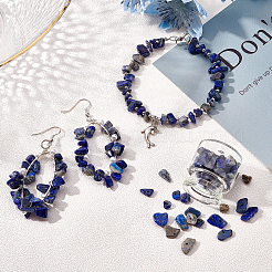 Lapis lazuli perle naturali di chip trefoli&nbsp;G-AR0003-07