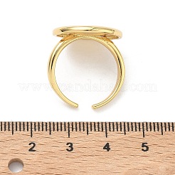 Offene Manschettenringe aus Messing&nbsp;RJEW-C156-01G