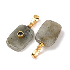 Natur Labradorit Anhänger&nbsp;G-P628-01G-04
