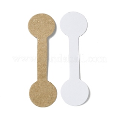 Faltbare Blanko-Preisschilder für Schmuck aus Kraftpapier&nbsp;CDIS-C006-02B