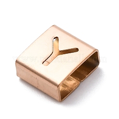 Ionenplattierung (IP) 304 Edelstahl quadratische Schiebecharme&nbsp;STAS-L132-21Y-RG