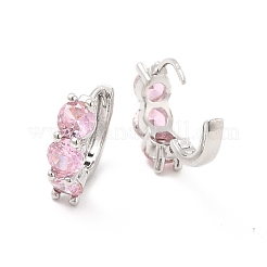 Orecchini a cerchio con zirconi&nbsp;EJEW-P213-16P