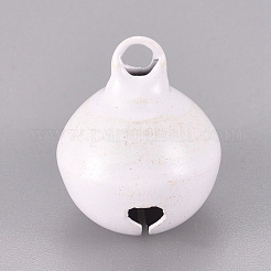 Pendentifs cloches en fer peint à la cuisson&nbsp;IFIN-WH0052-03F
