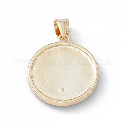 Emaille-Anhänger aus Messing mit Gestellbeschichtung&nbsp;KK-B065-03G-01
