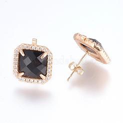Risultati in ottone micro pavé di zirconi cubici&nbsp;ZIRC-G116-29-B01
